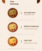 Silicone Pumpkin Night Light