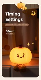 Silicone Pumpkin Night Light