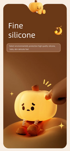 Silicone Pumpkin Night Light