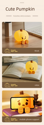 Silicone Pumpkin Night Light