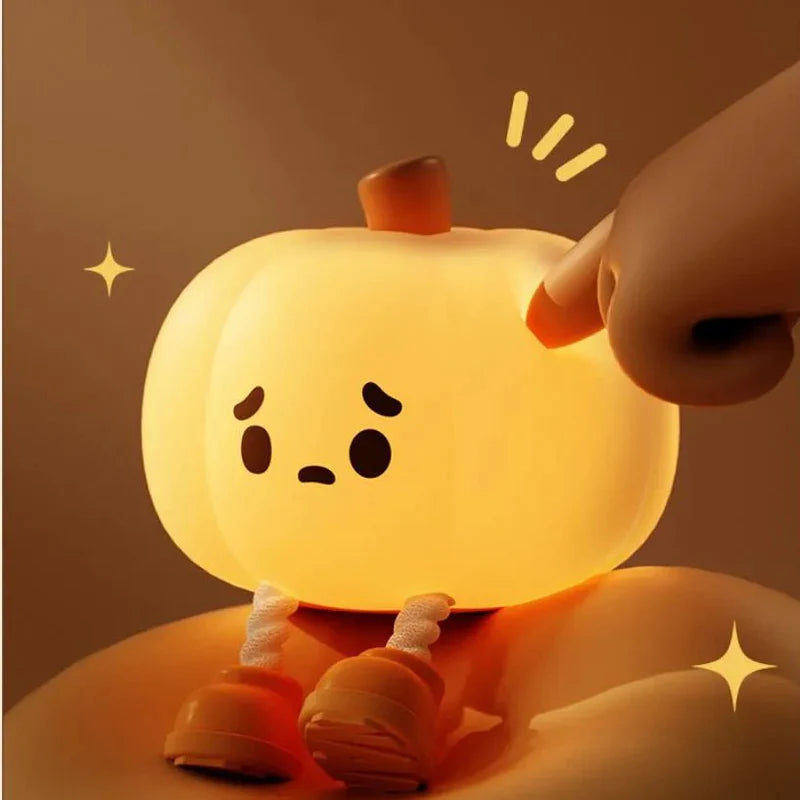 Silicone Pumpkin Night Light