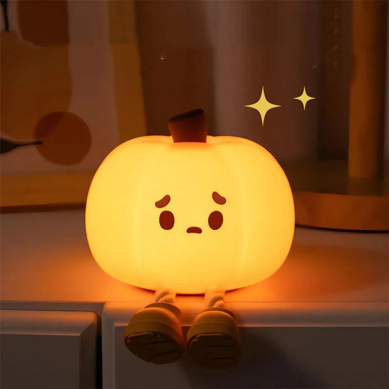 Silicone Pumpkin Night Light