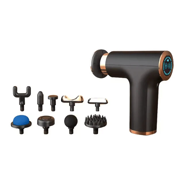 Deep Tissue Massage Gun Pro – 10 Massage Heads | Rechargeable Percussion Massager