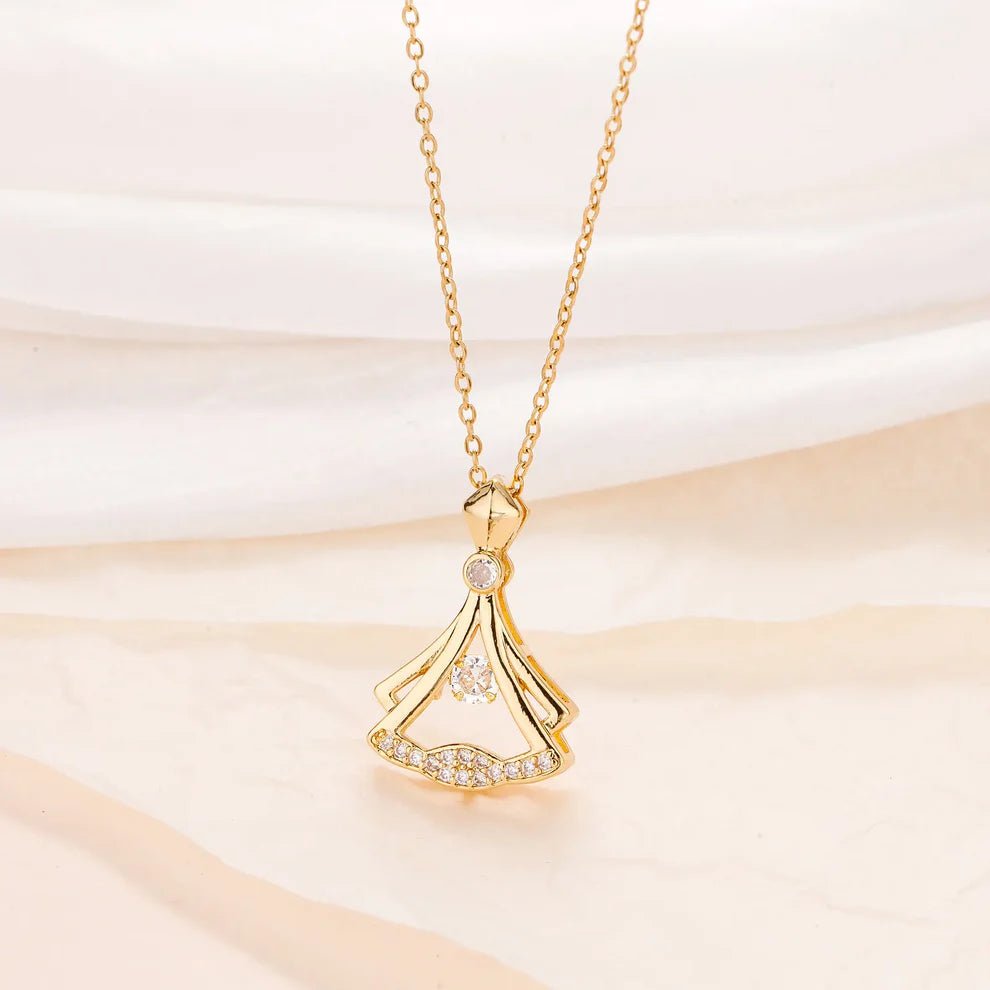 Rhinestone Pendant Necklace